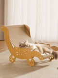 Cat Scratching Board Recliner with Sisal Mat