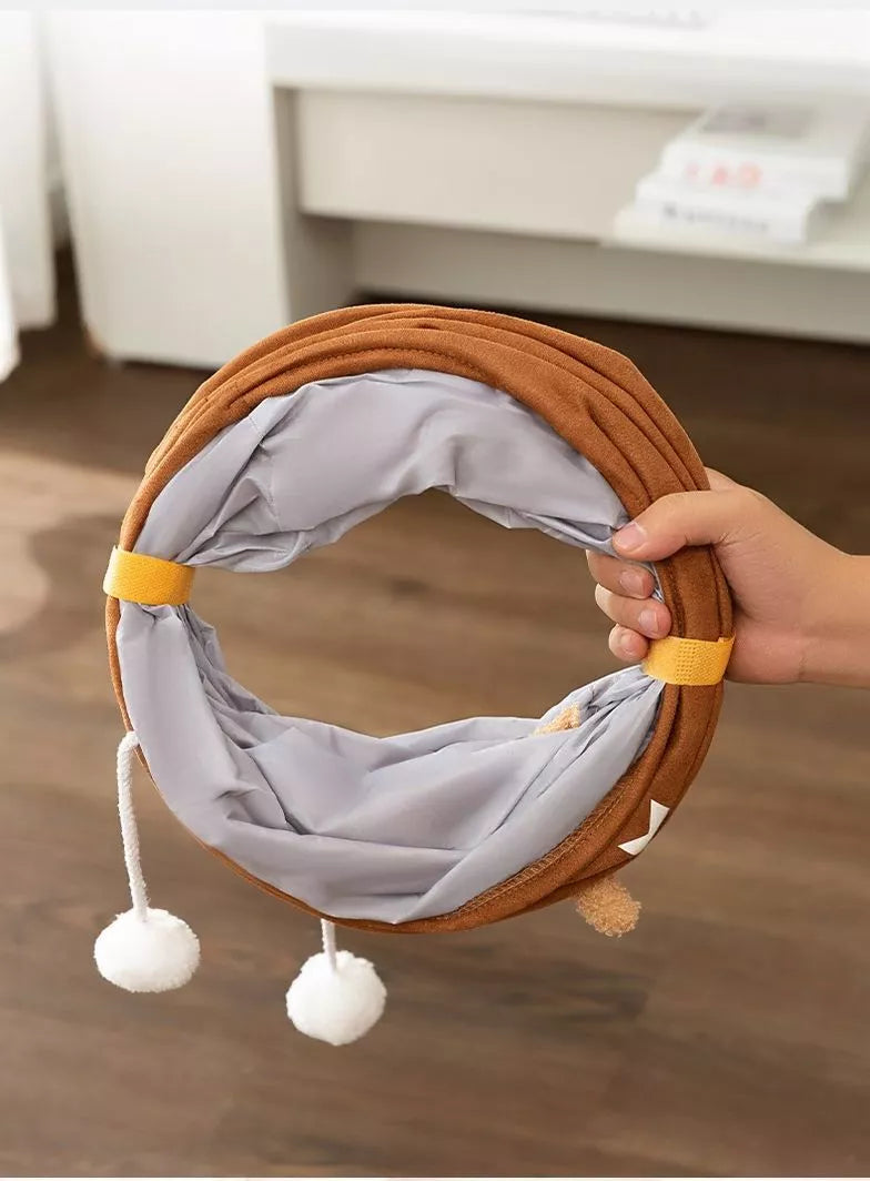 Foldable Cat Tunnel Toy