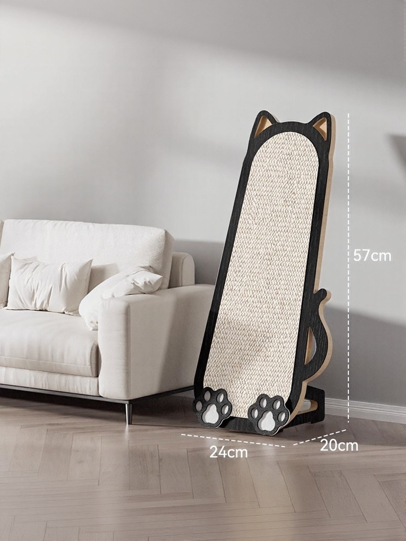 Cat-Shaped Scratching Post