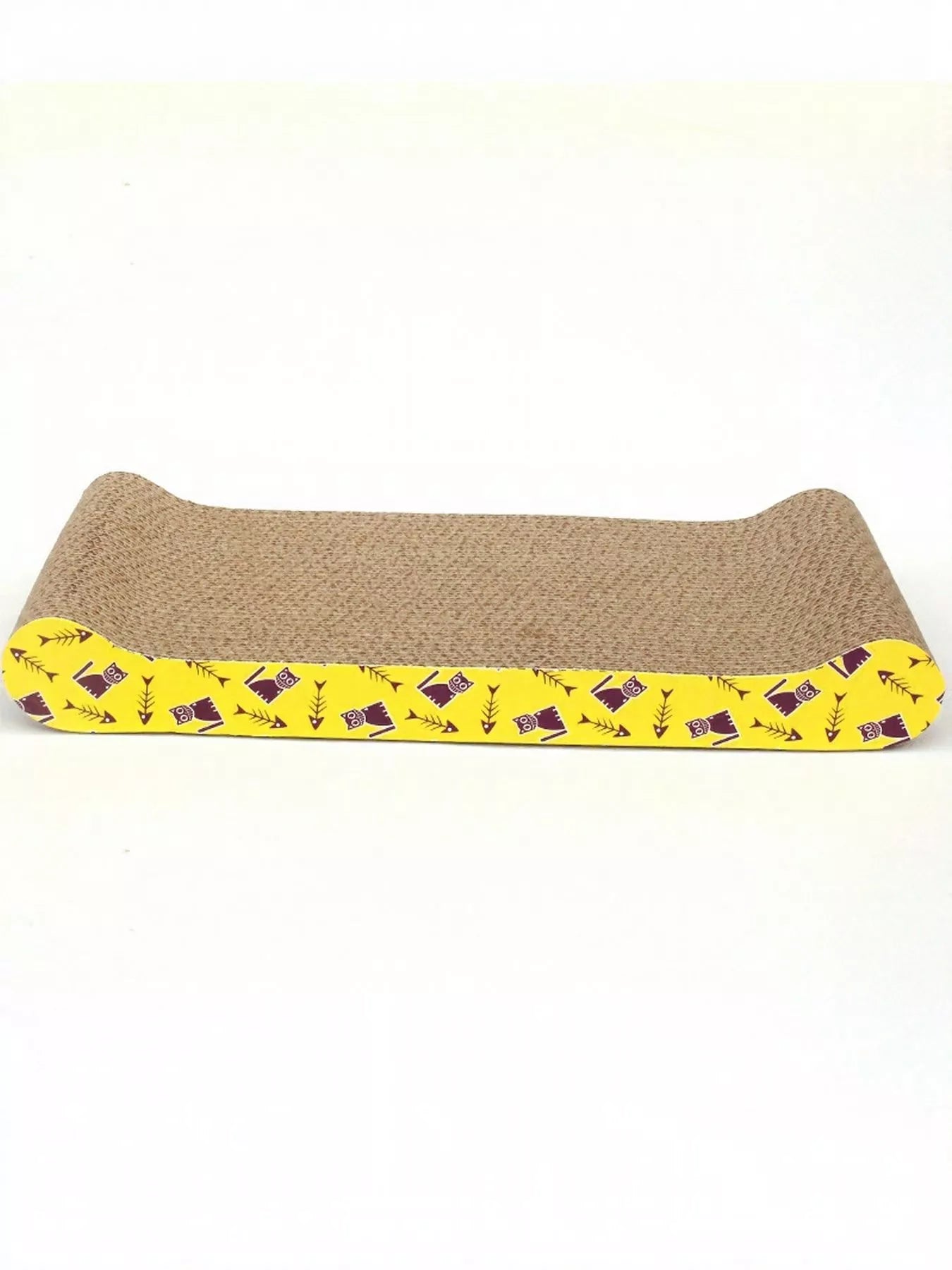 Durable Corrugated Cat Scratching Posts with Cartoon Pattern