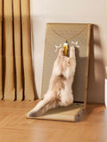 Interactive Sisal Cat Scratching Post with Dangling Toy