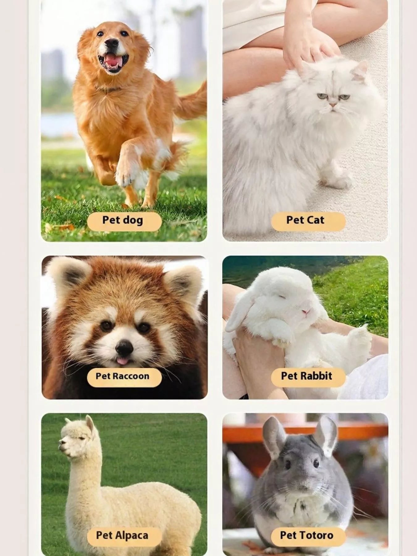 One-Touch Spray Pet Hair Remover Comb