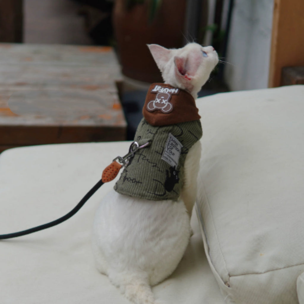 Outdoor Pet Half-Shirt For Hiking And Camping