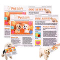 2-Pack Indestructible Newspaper Dog Toy, Creaks Newspaper Squeaker Toy For Dogs, Interactive Crinkle Dog Toy, Durable Washable Bite-Resistant Pet Toys For Small Medium Dogs Poodle Teddy