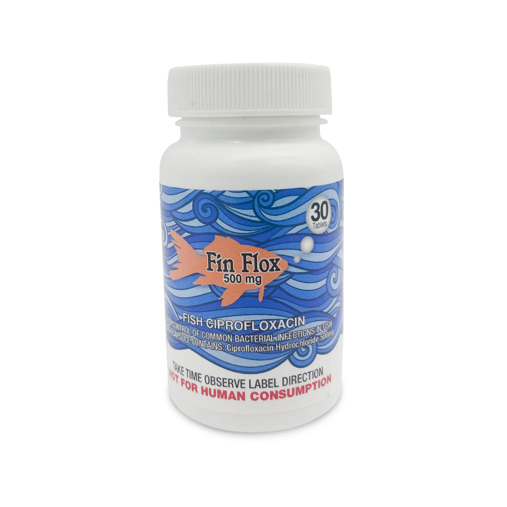 Fish Cipro 500mg Tablets for Aquarium Fish – 30 Count – Water Care Support