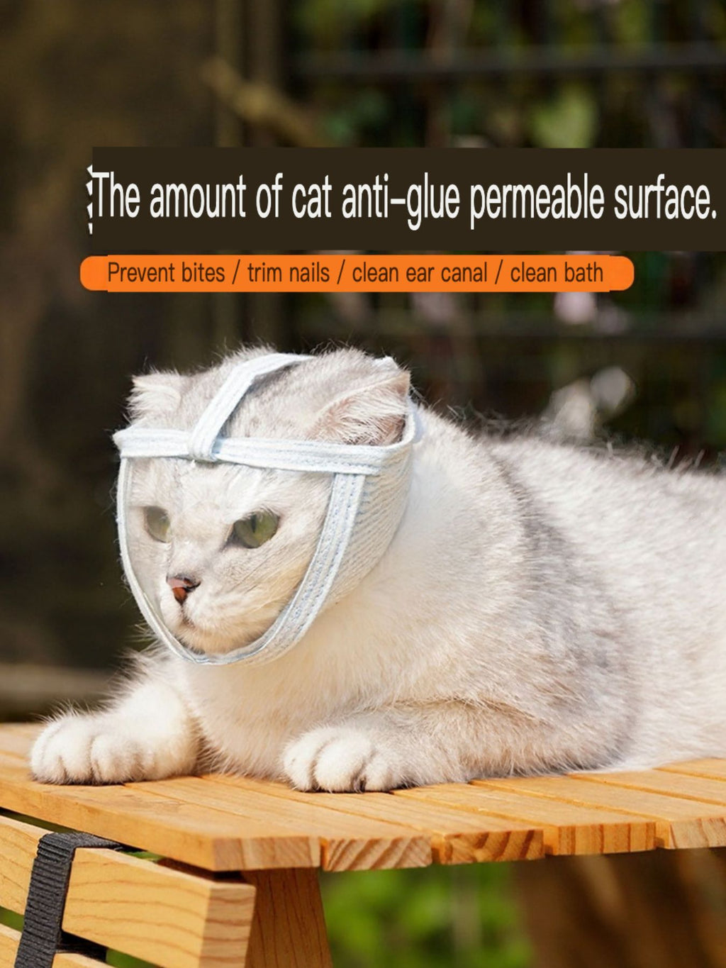 Breathable Anti-Bite Cat Mask