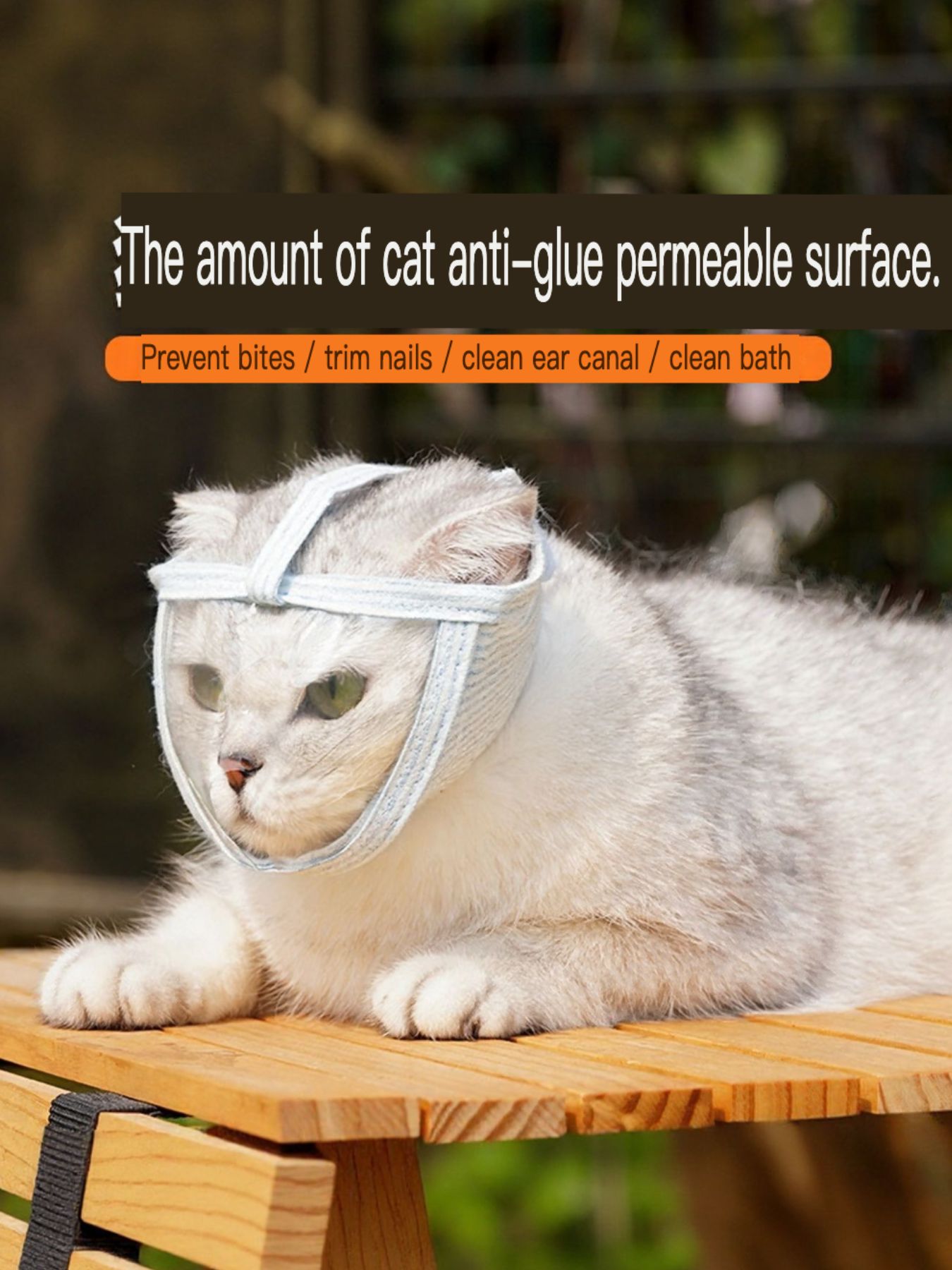 Breathable Anti-Bite Cat Mask