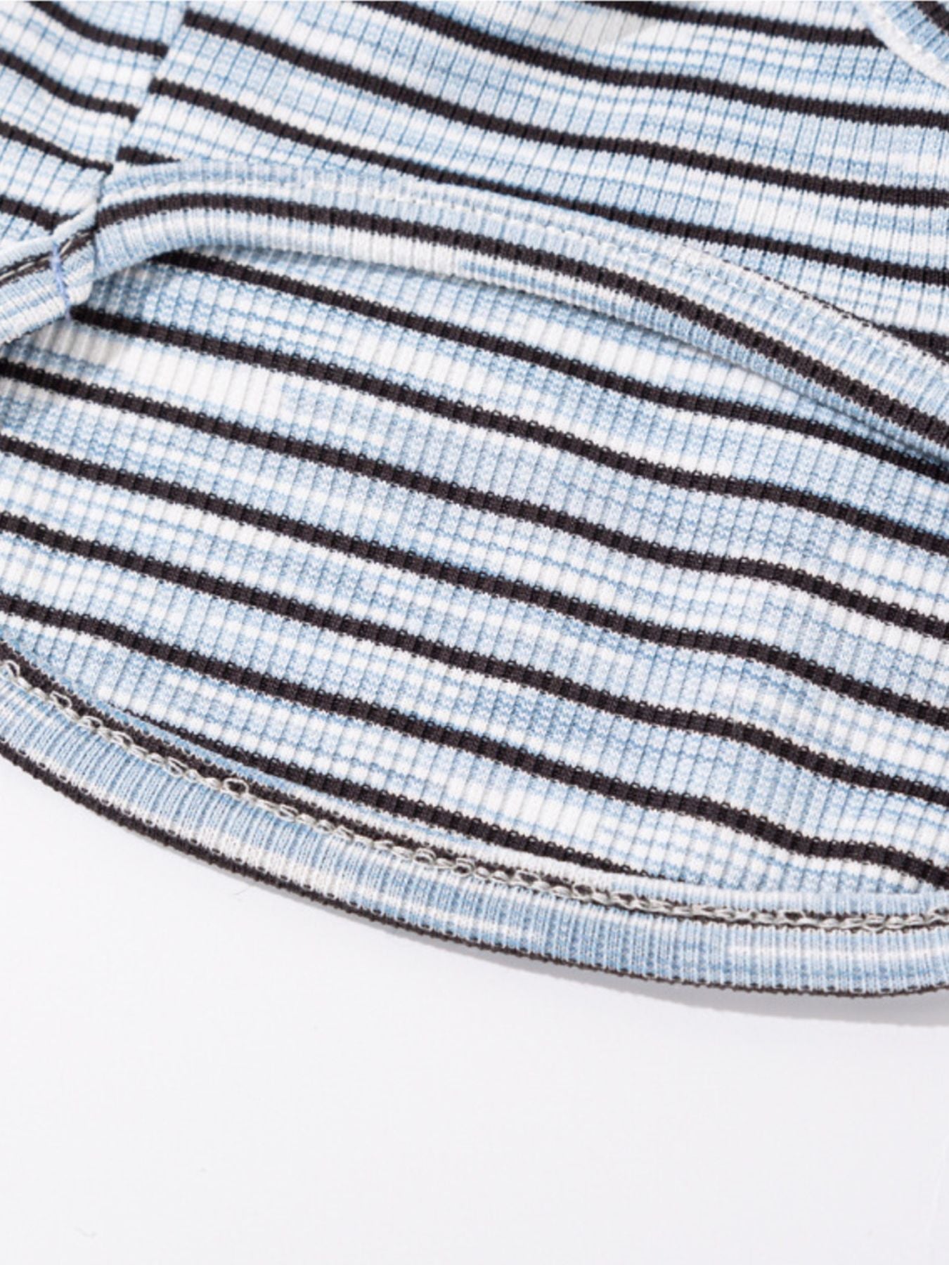 Striped Tied Pet Top