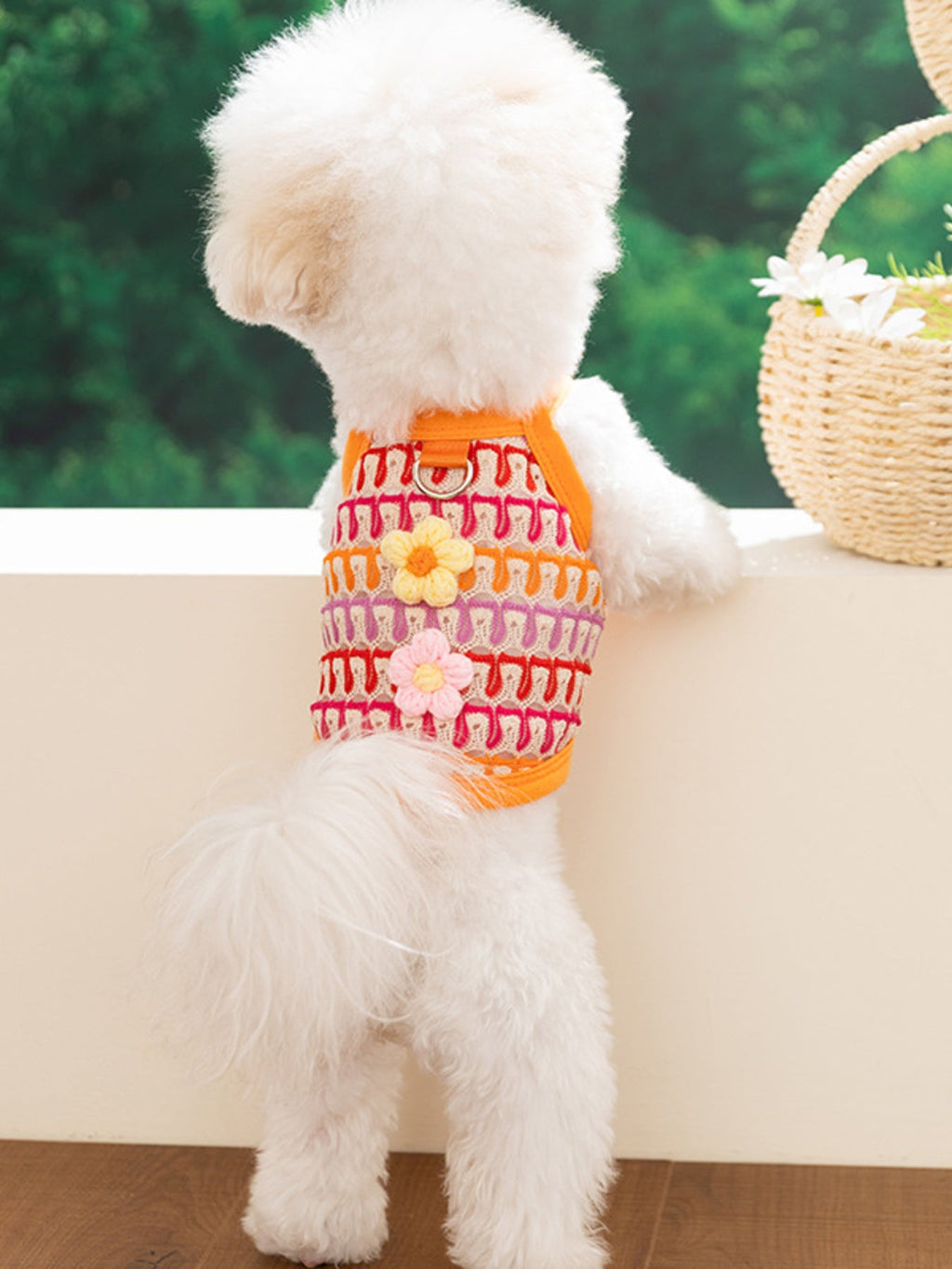 Floral Breathable Pet Top