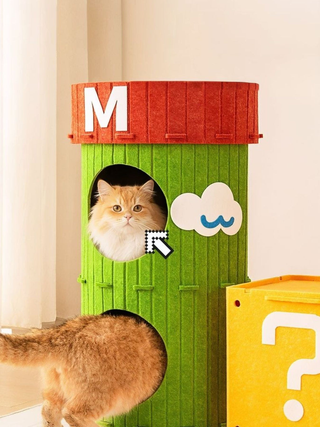 Interactive Cube Cat House & Tunnel System