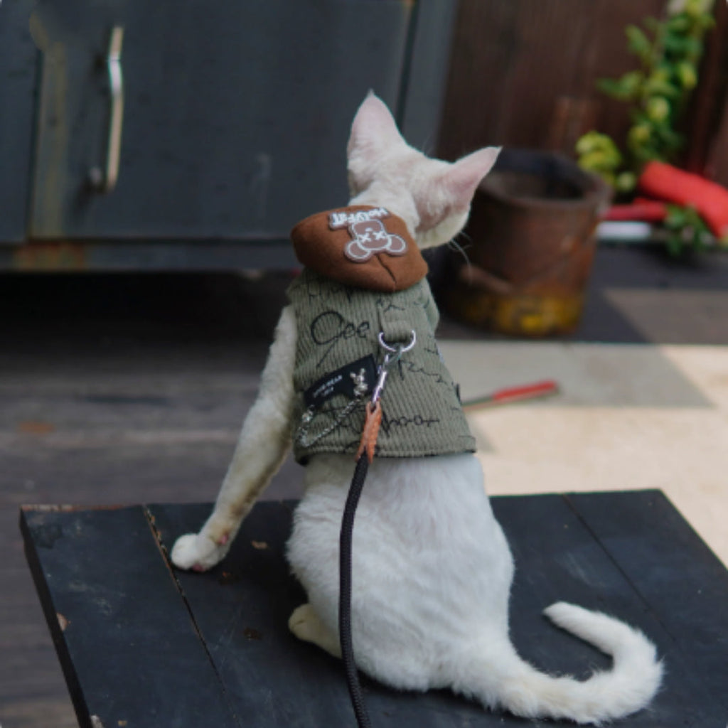 Outdoor Pet Half-Shirt For Hiking And Camping