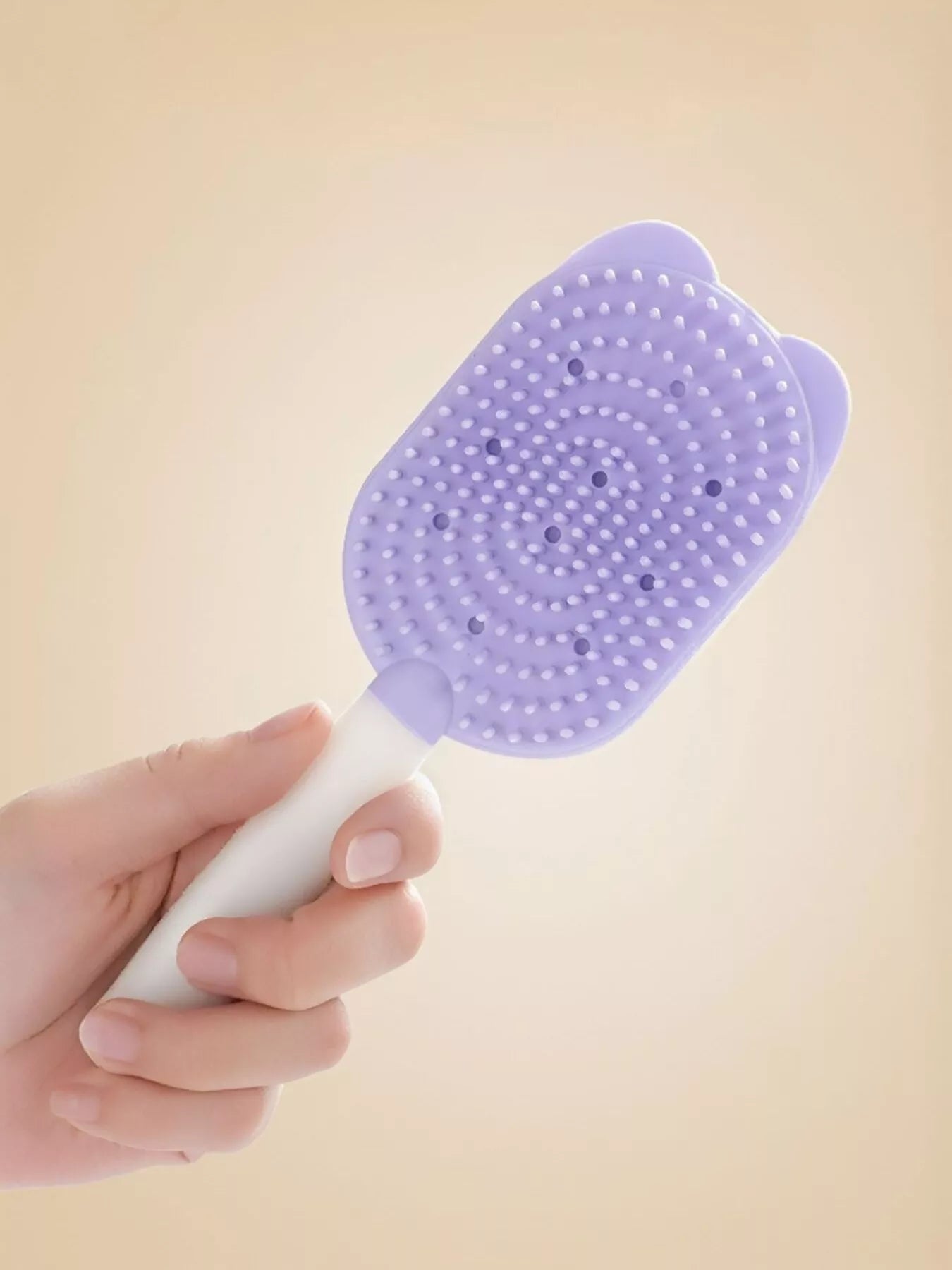 Gentle Silicone Pet Hair Remover Brush