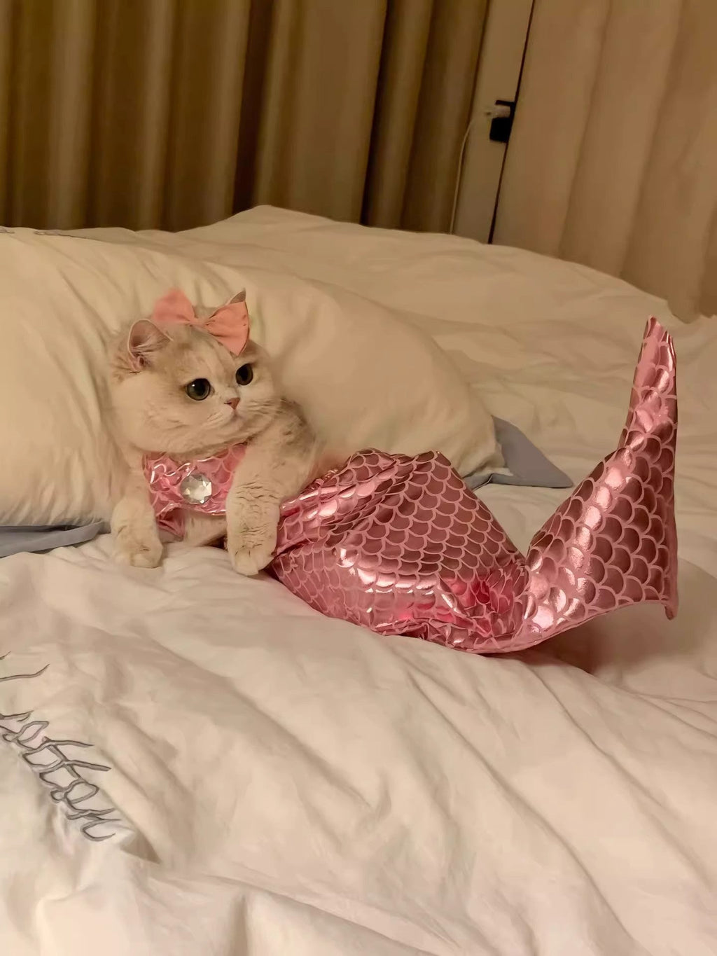 Shiny Mermaid Pet Costume Dress
