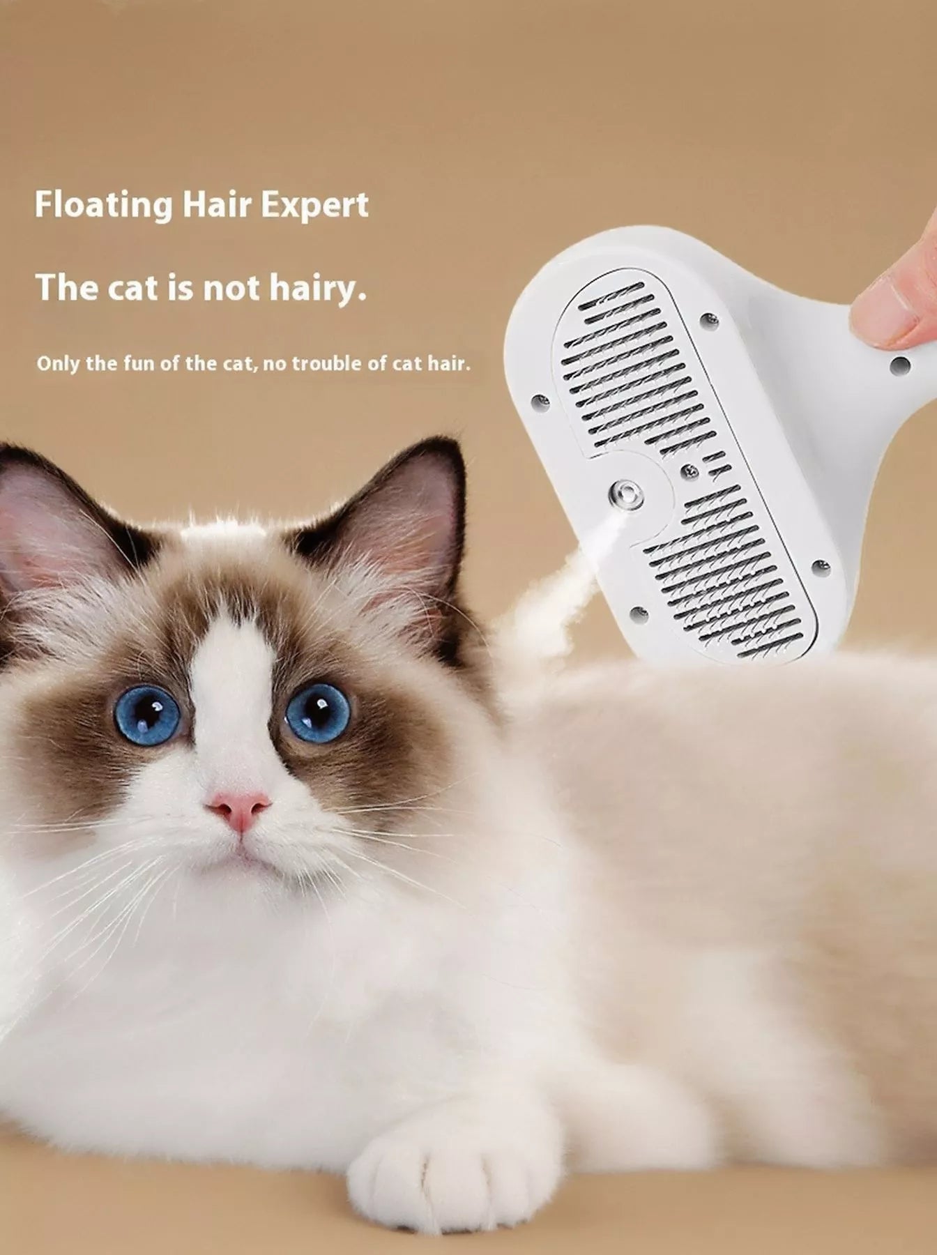 One-Touch Spray Pet Hair Remover Comb
