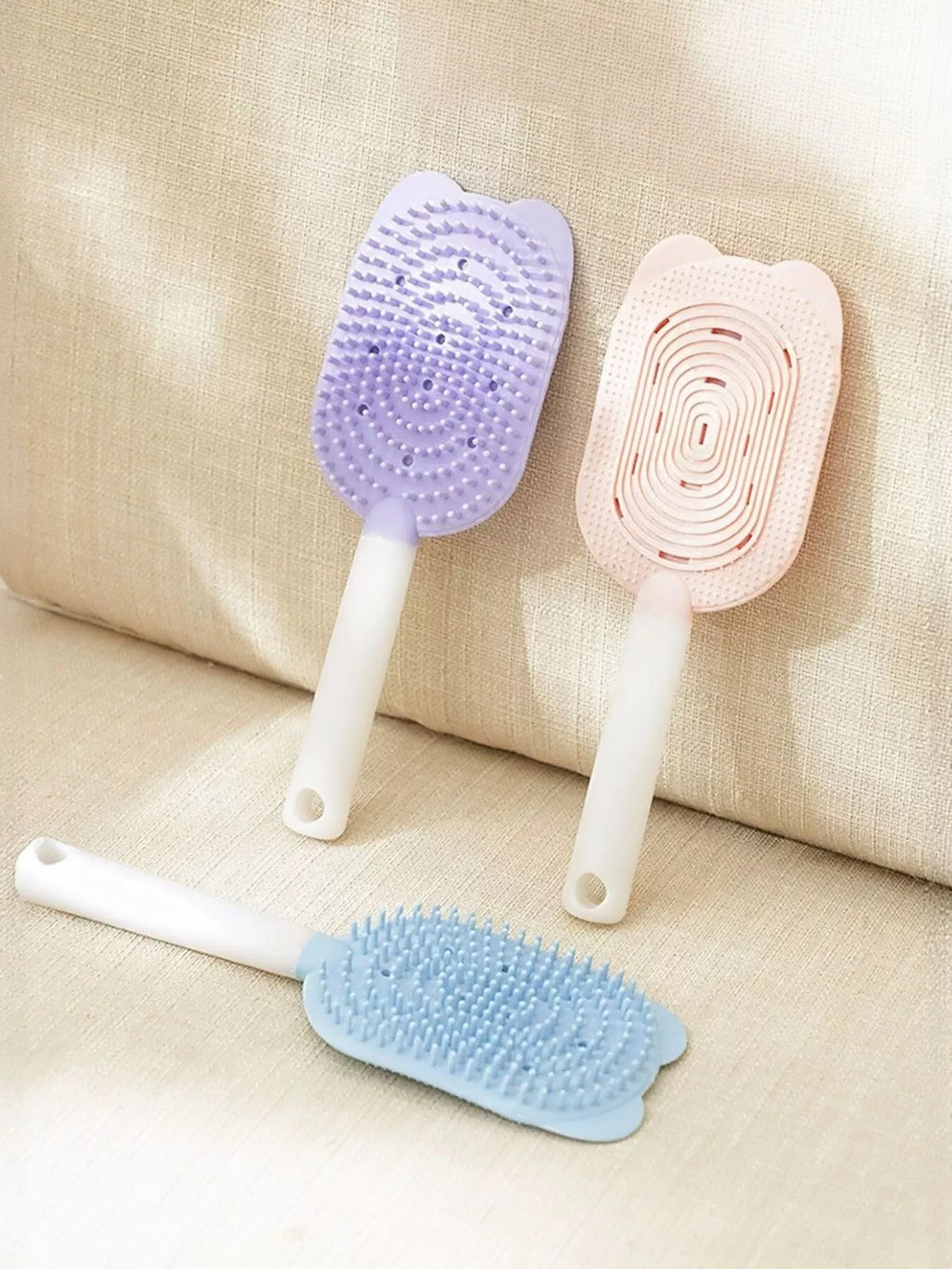 Gentle Silicone Pet Hair Remover Brush