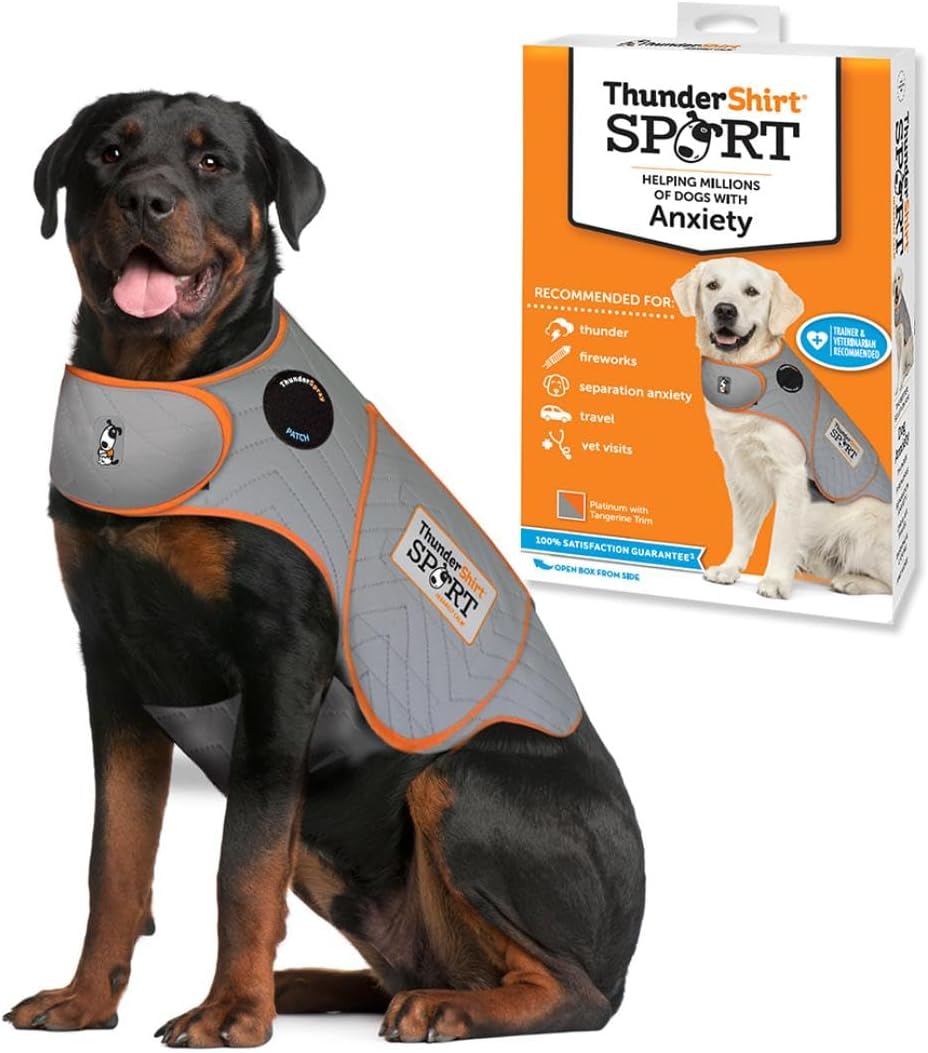 ThunderShirt Dog Calming Anxiety Vest | Large Fuchsia | Stress & Thunder Relief Wrap