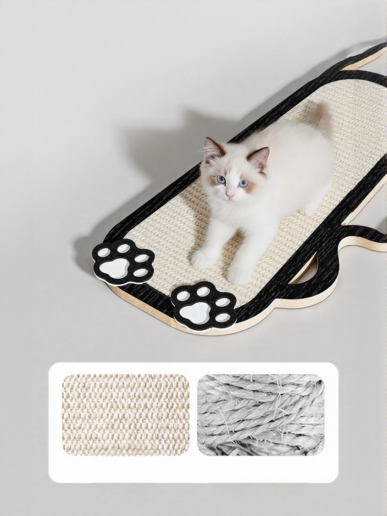 Cat-Shaped Scratching Post