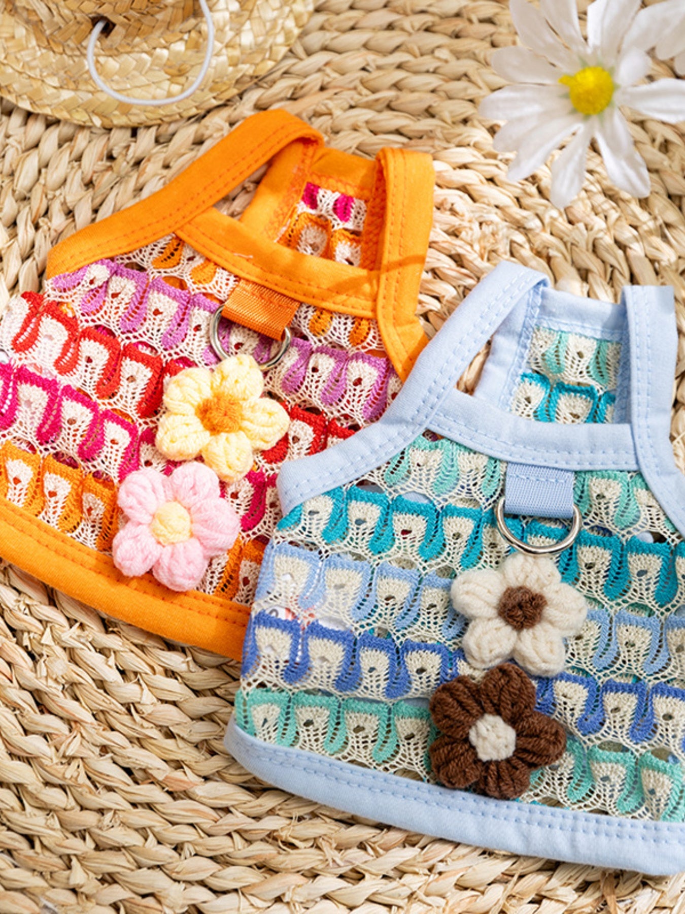 Floral Breathable Pet Top