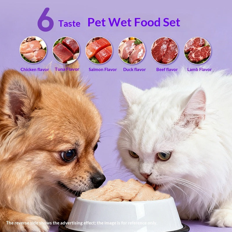 Gourmet Pet Wet Food Gift Set Main Meal Canned Portions