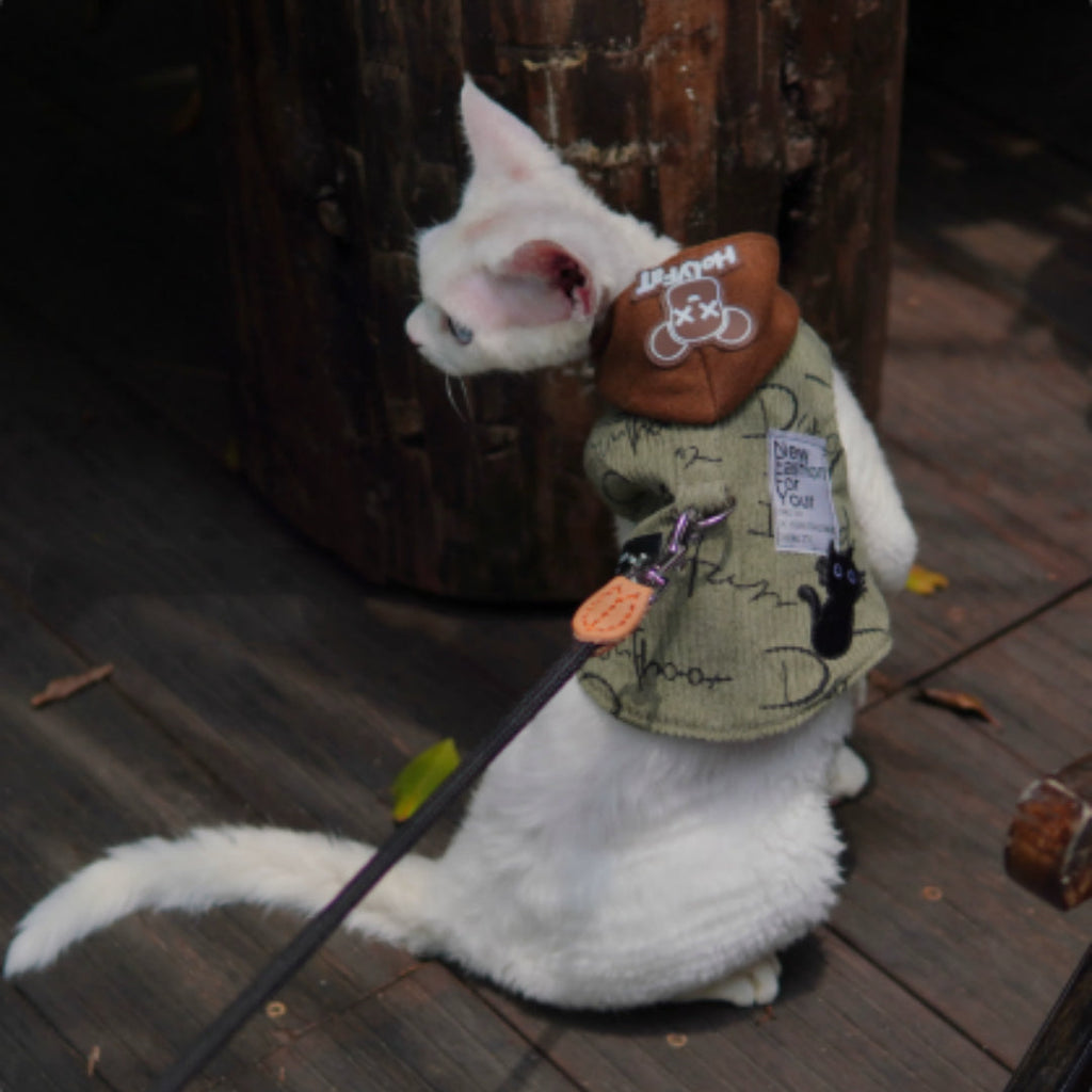 Outdoor Pet Half-Shirt For Hiking And Camping