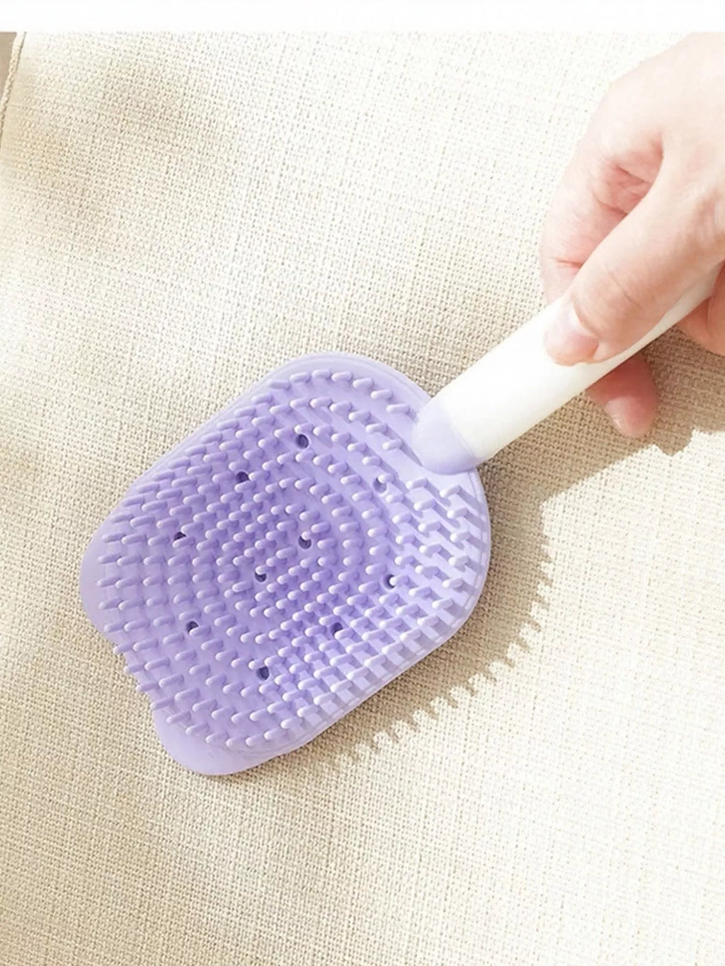 Gentle Silicone Pet Hair Remover Brush