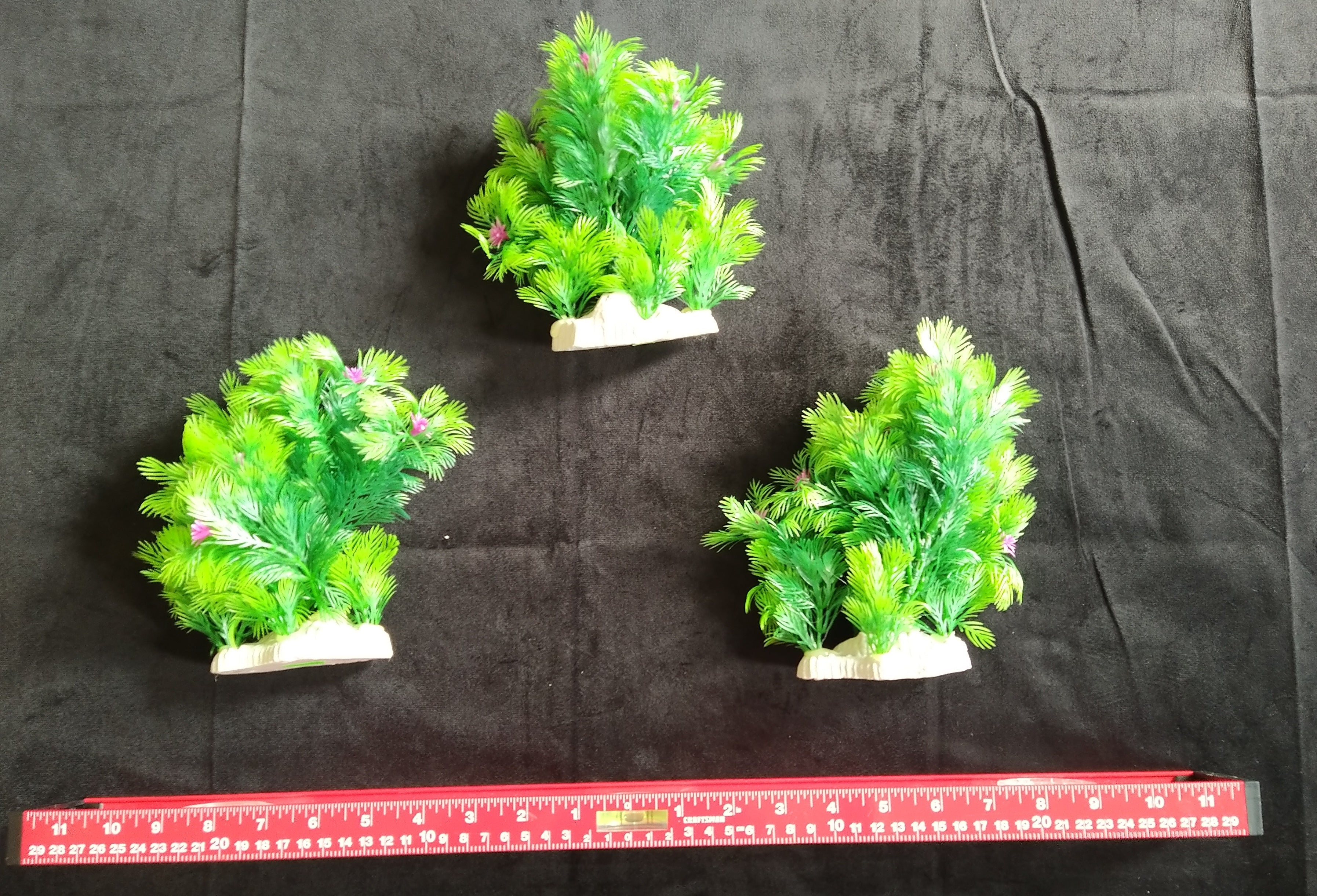 PremiumArtificial AquariumPlantPackage for Fish Tank, THE TRIPLETS