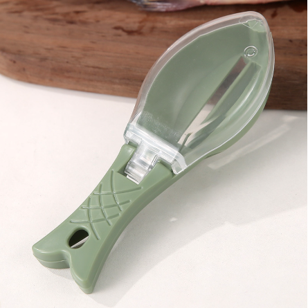 Fish scale scraper-blue-1 piece