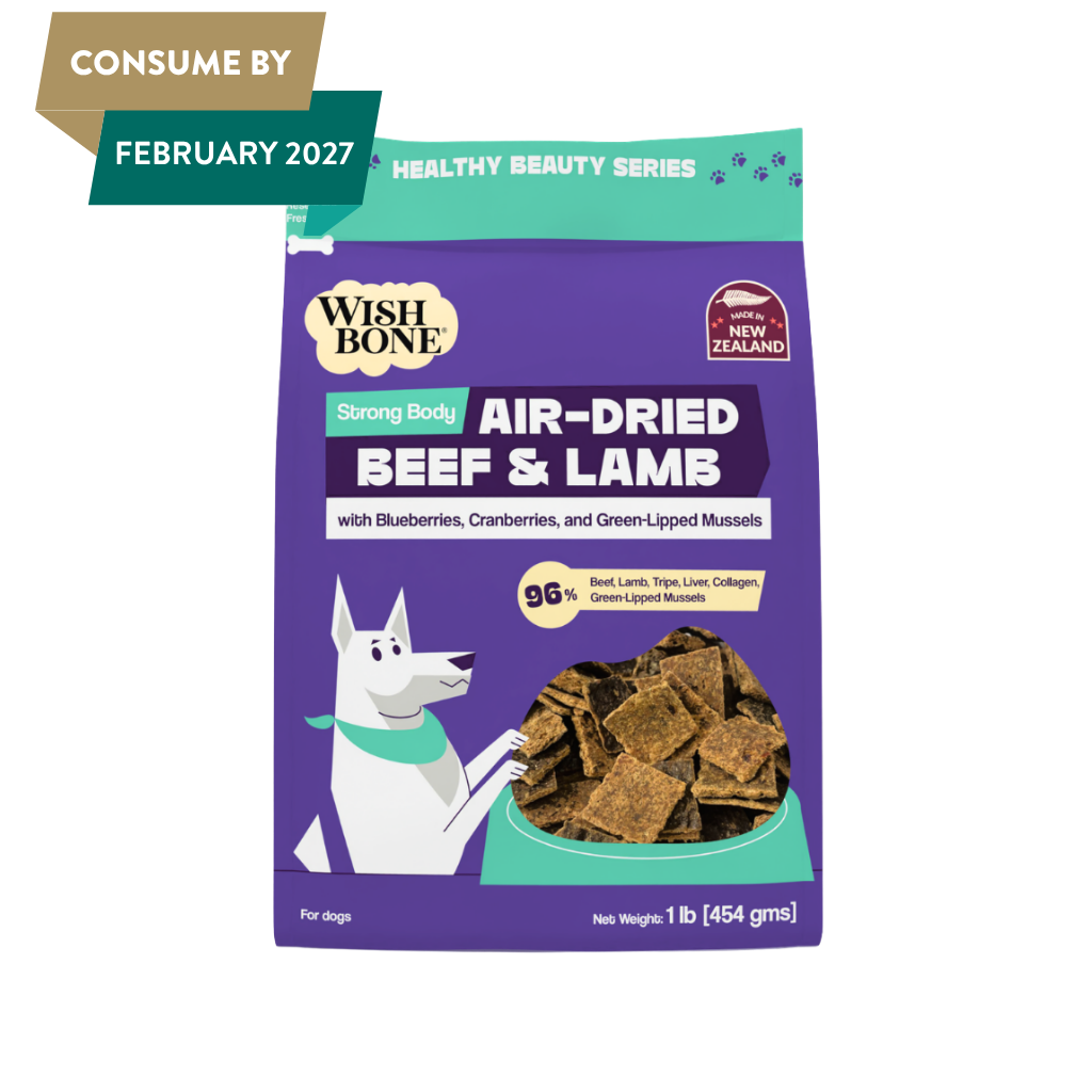 Wishbone Air-Dried Beef & Lamb Recipe Dog Food - 454g