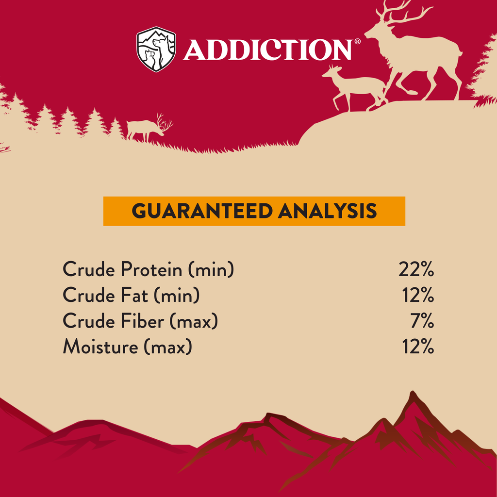 Addiction Venison Air-Dried Dog Food & Treats Duo