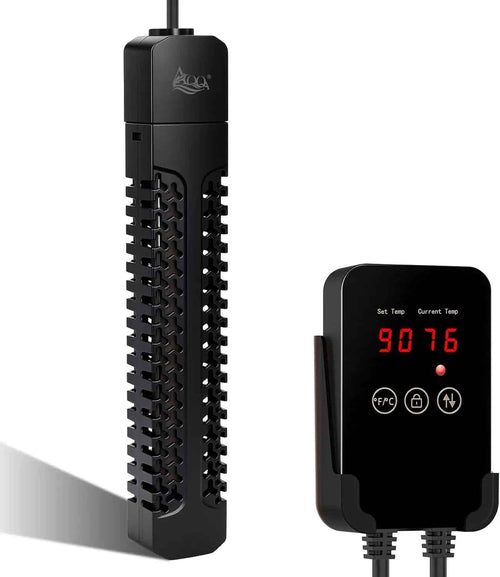 AQQA Aquarium Heater Quartz Submersible 500-1000W Overheat Protection Tank