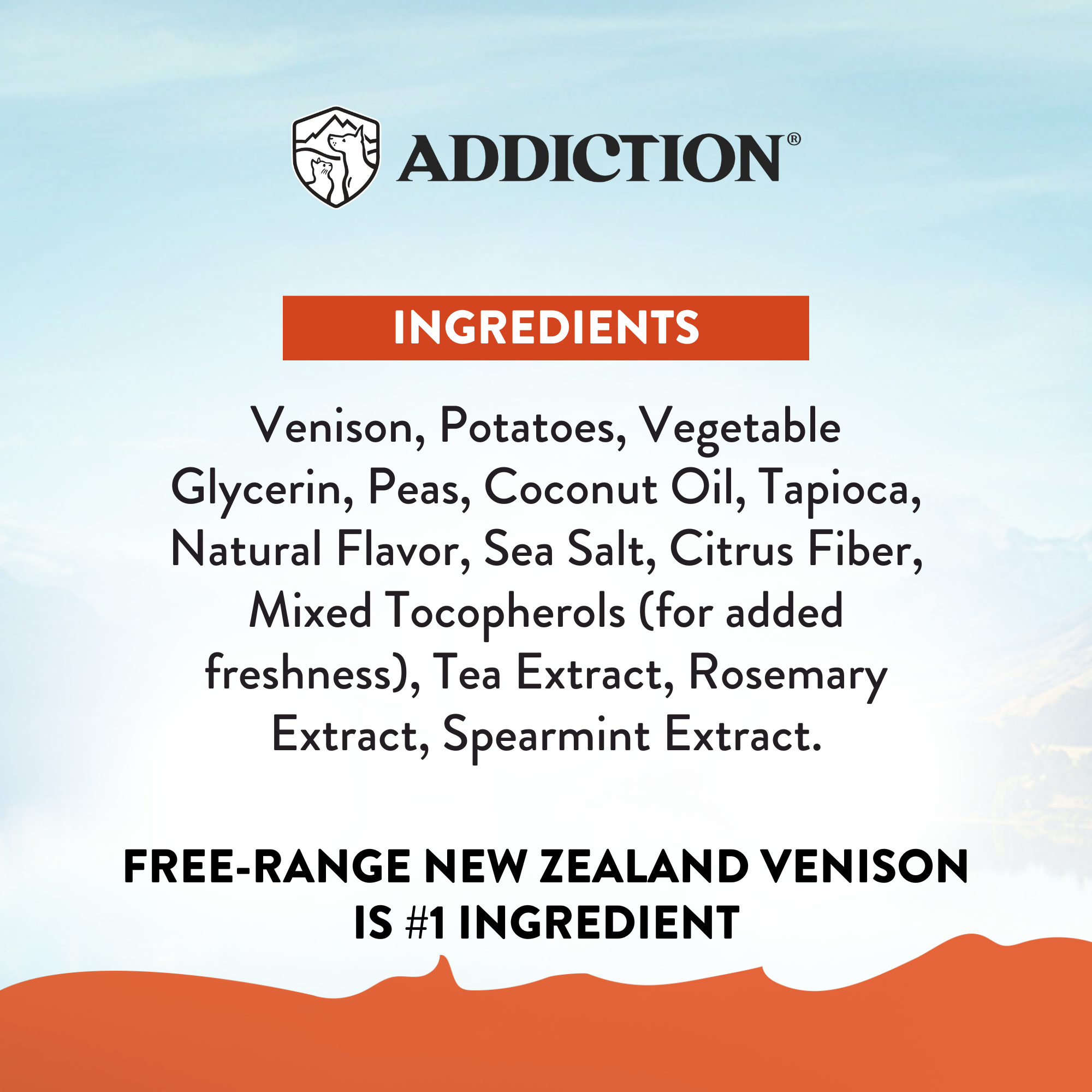 Addiction Venison Air-Dried Dog Food & Treats Duo