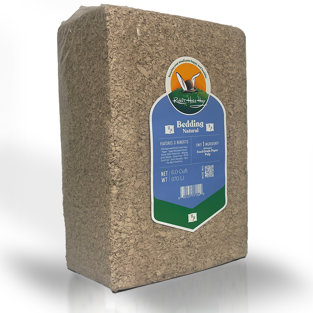 Rabbit Hole Hay Ultra Premium Food Grade Natural Bedding