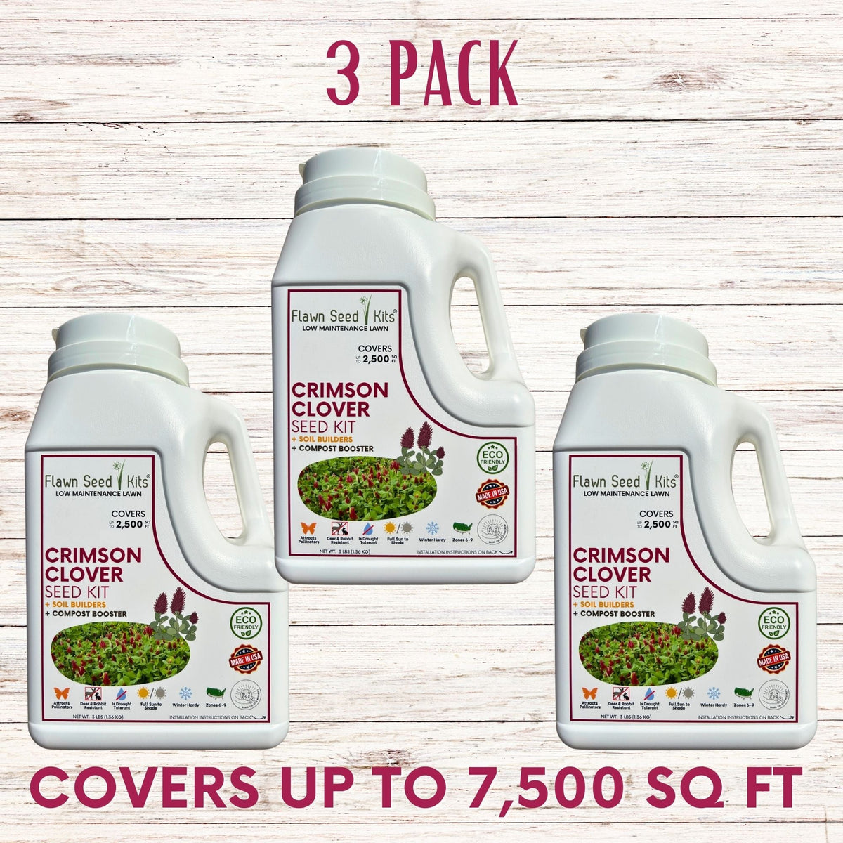 Crimson Clover Easy Spread Shaker