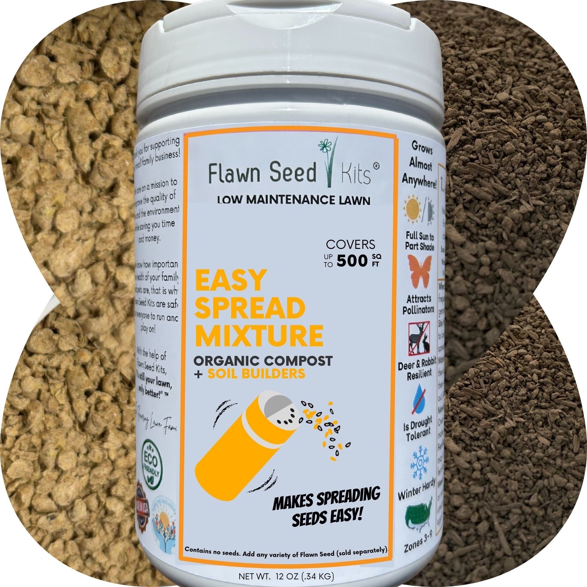 Easy Seed Spreading Mix (Contains No Seeds)