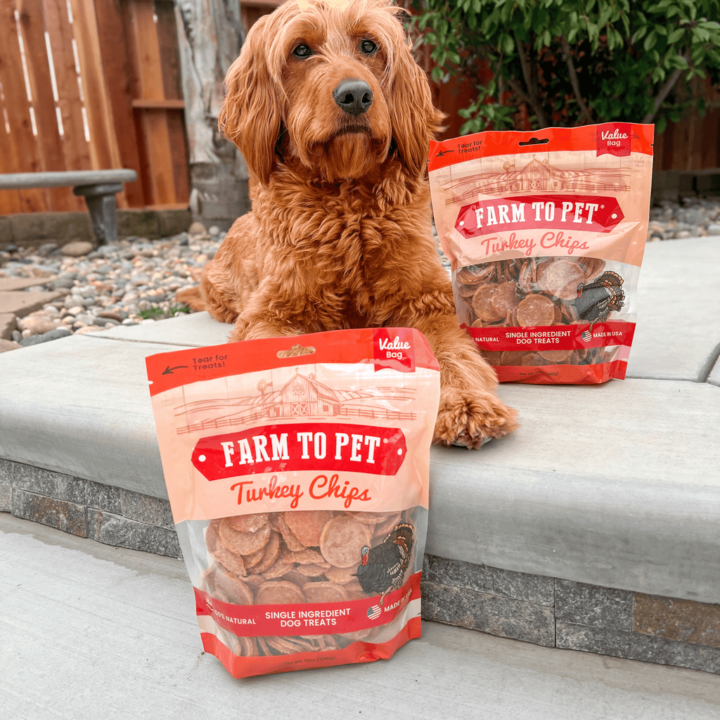 Turkey Chips for Dogs | All-Natural Single-Ingredient Healthy Dog Treats