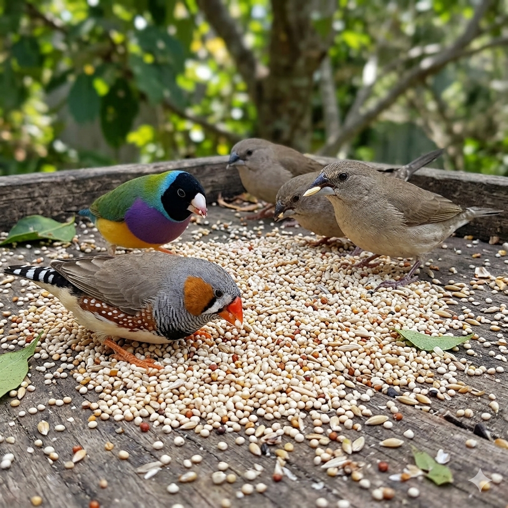 Higgings Supreme Finch Food 50 lbs. Natural Seed Blend for Healthy Birds