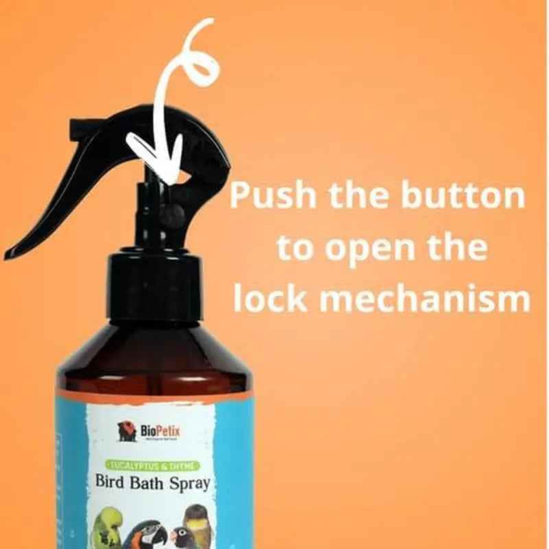 Herbal Bird Bath Spray Eucalyptus & Thyme for Healthy Feathers 8oz