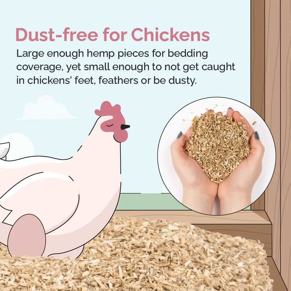 Hemp Bedding for Chicken Coops