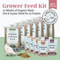 Grower Feed Kit | 12 Weeks of Organic Feed & Grit for 10 Pullets