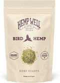 Organic Hemp Hearts for Birds Feather Plucking Support Relaxation 8oz