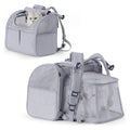 Expandable Pet Backpack Carrier with Breathable Mesh for Cats Small Dogs Puppies Backpack Portable Pet Carrier for Travel Hiking
