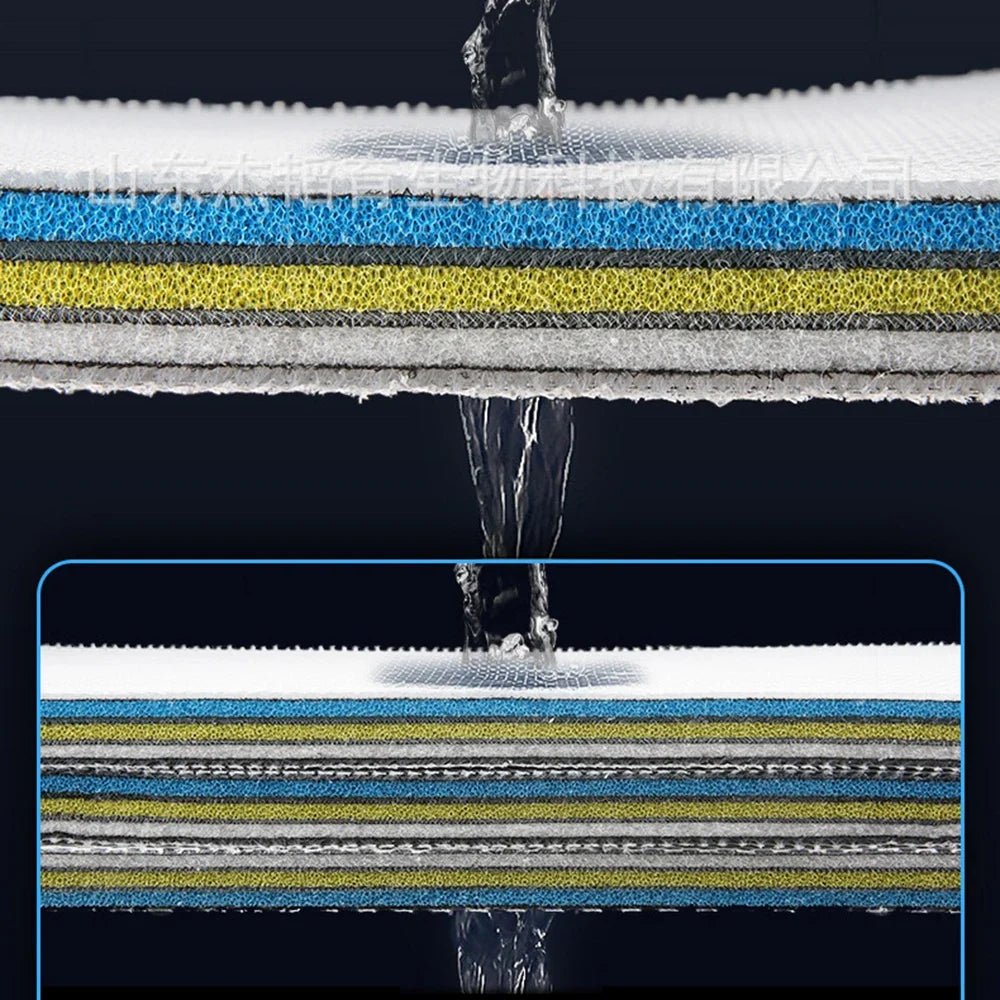 Cuttable Aquarium Filter Media Pad Filter Sponge Pad for Fish Tanks High Density Multi-Layer Filter Floss