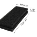 2PCS Fish Tank Filter Cotton Black Thickened Biochemical Cotton Water Rattan Cotton Turtle Tank Filter Material Filter Sponge