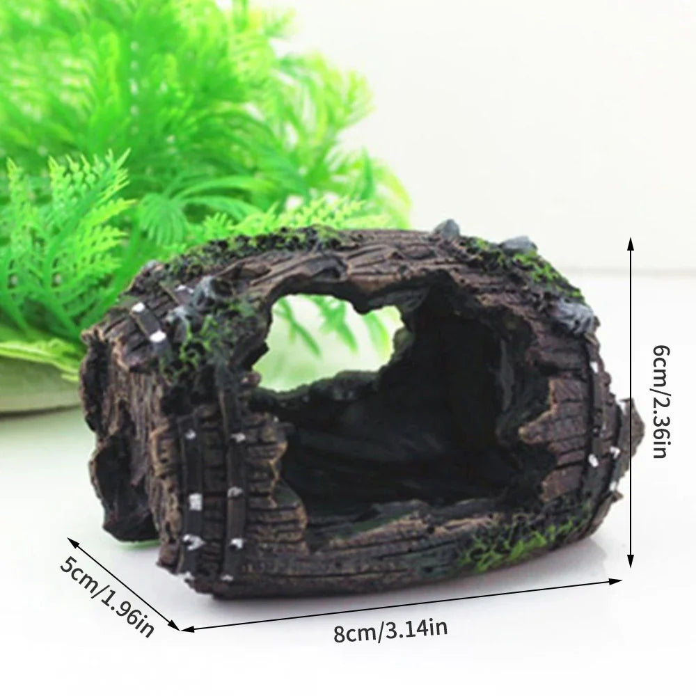1PC Aquarium landscaping accessories fish tank escape house resin decoration