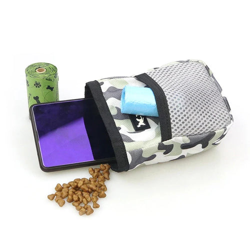 1PC Mini Portable Pet Summer Supplies Dog Snack Bag Outdoor Training Bag Convenient Carry-On for Dogs