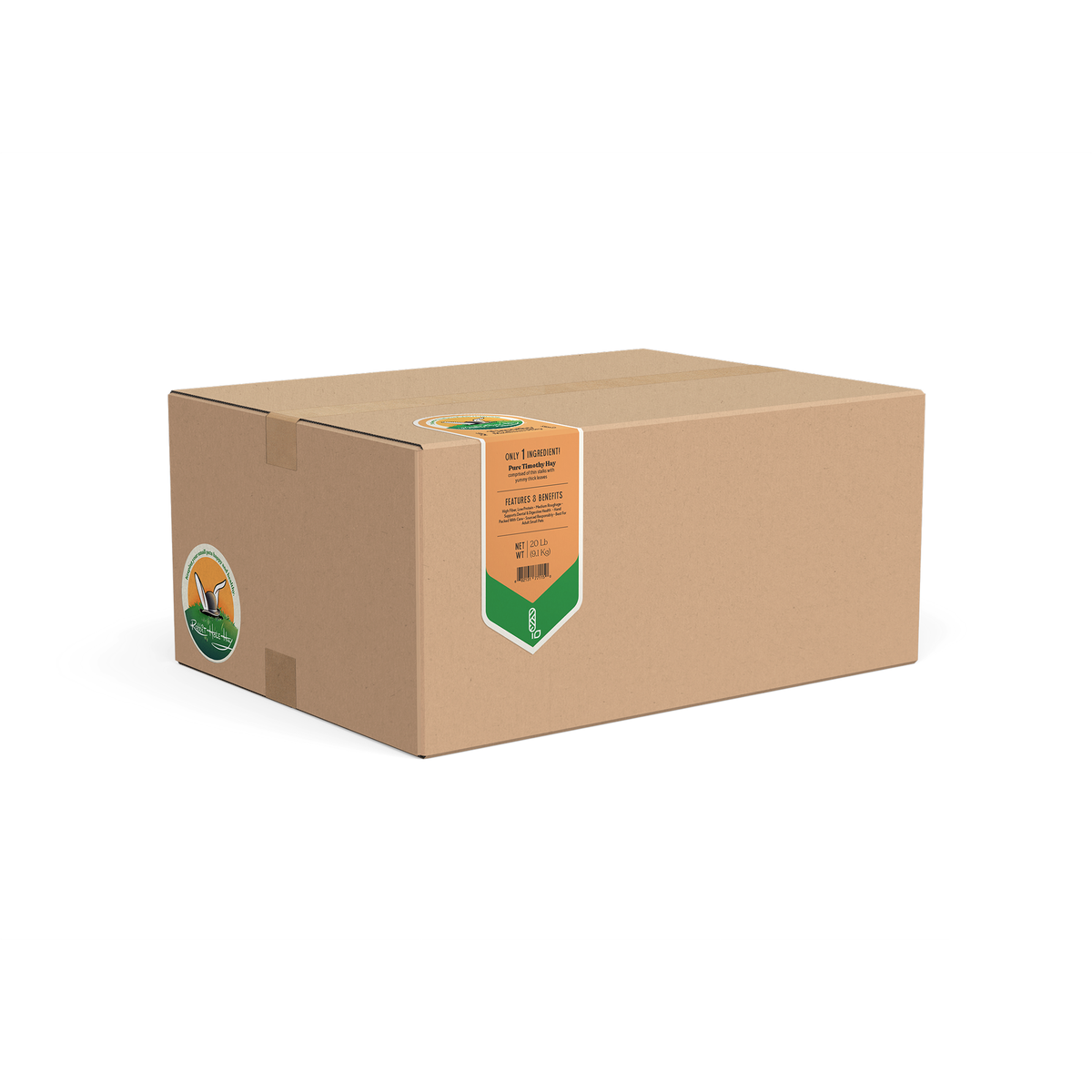 Ultra Premium Medium Timothy Hay for Rabbits, Guinea Pigs & Chinchillas – Hand-Packed Fresh