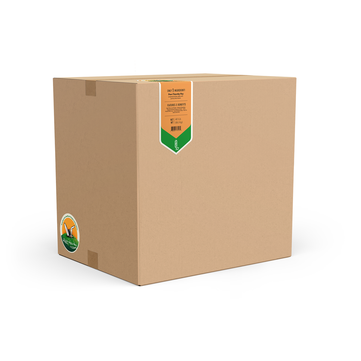 Ultra Premium Medium Timothy Hay for Rabbits, Guinea Pigs & Chinchillas – Hand-Packed Fresh