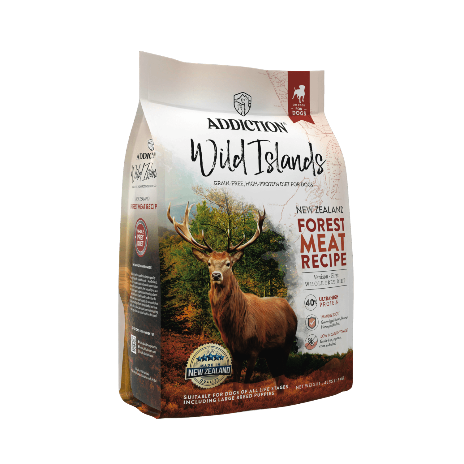 Wild Islands Forest Meat Premium Venison Recipe Dry Dog Food