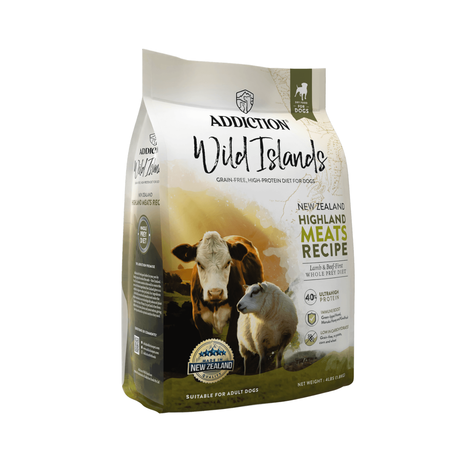 Wild Islands Highland Meats Grass-Fed Beef & Lamb Recipe Dry Dog Food