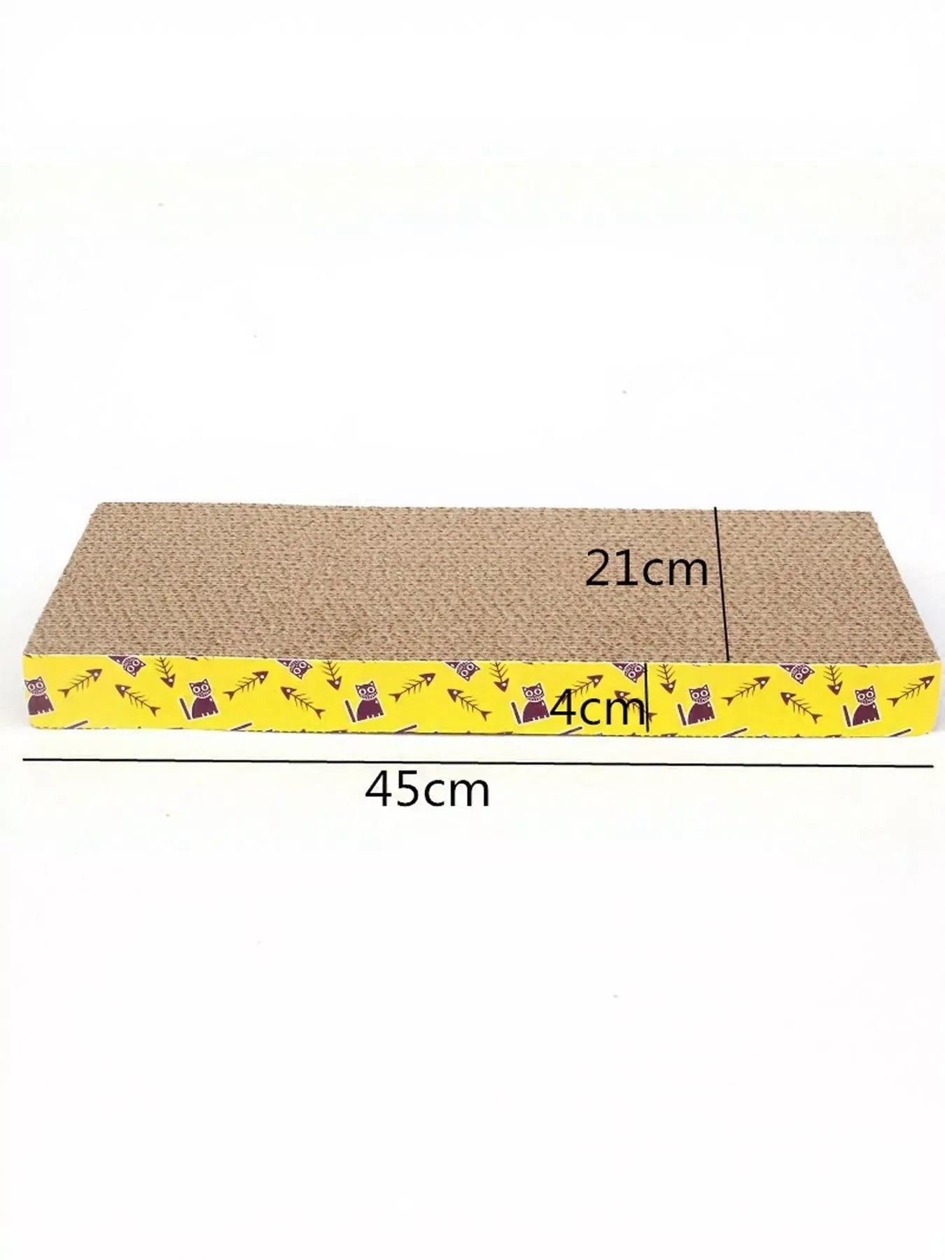 Durable Corrugated Cat Scratching Posts with Cartoon Pattern